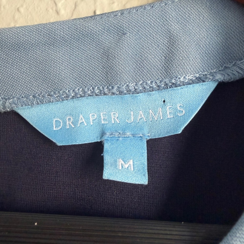 Draper‎ James Solid Persley Ponte Dress Blue Womens Medium - Picture 5 of 10